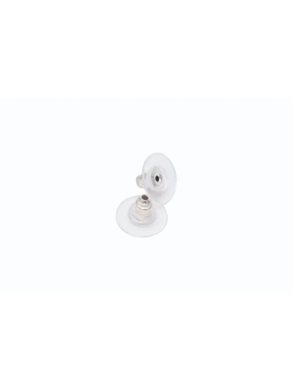 Chanel CC Logo Earrings 99 Silver